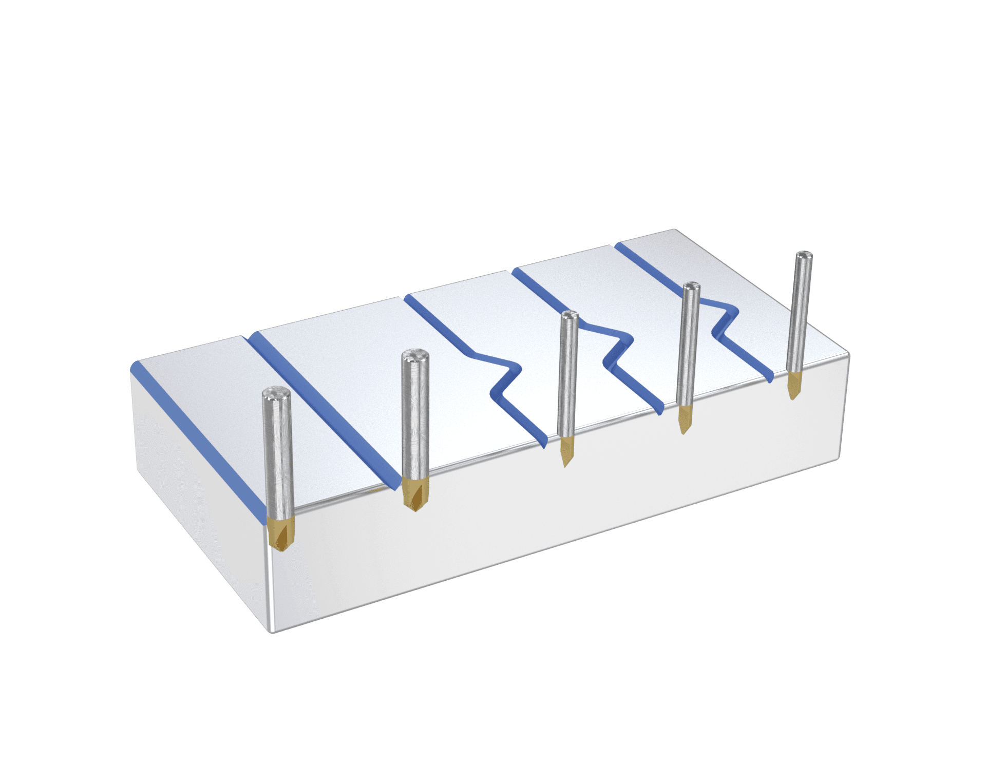 Pinnefreser for fasing og gravering